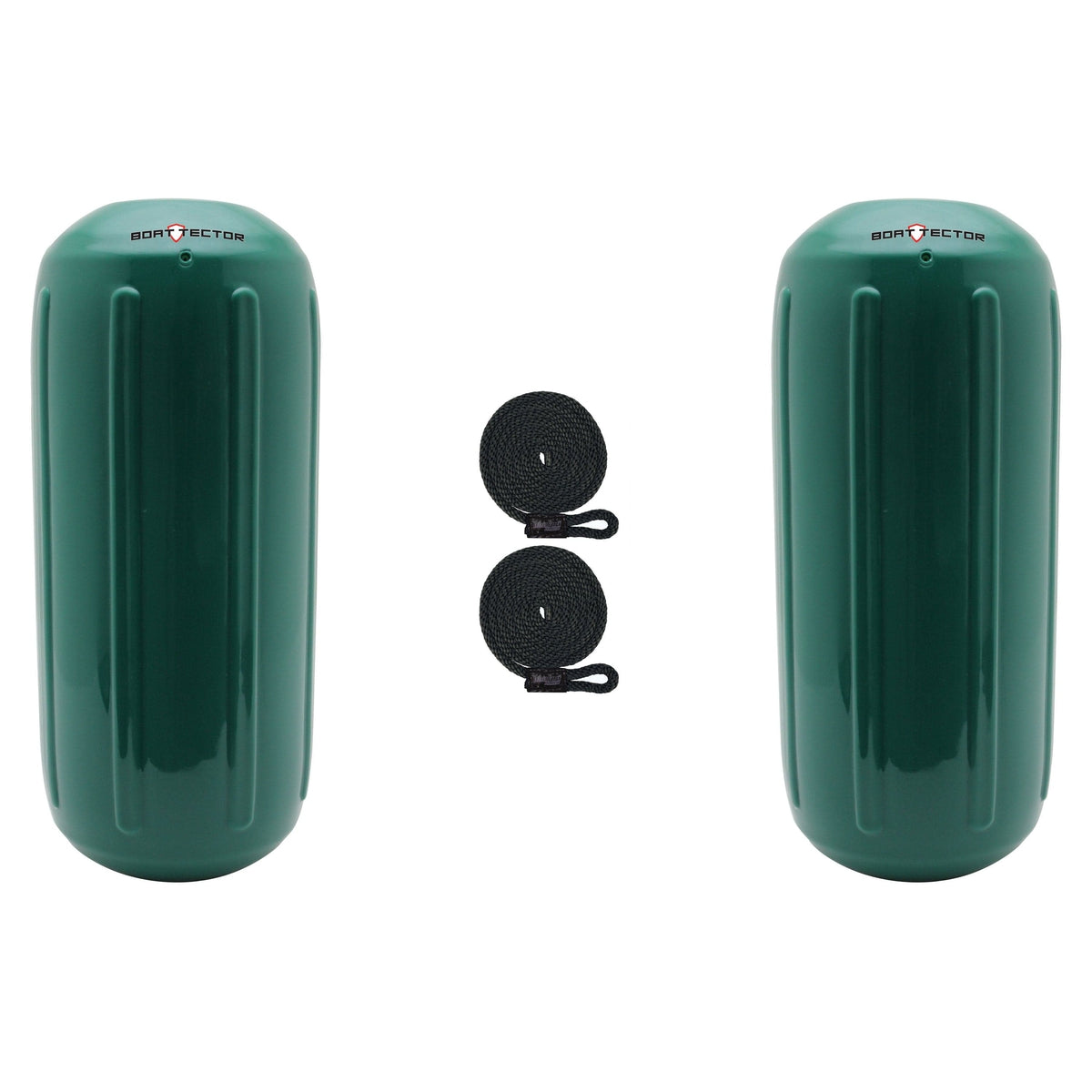 Extreme Max 3006.8509.2 BoatTector HTM Inflatable Fender Value 2-Pack - 10" x 27", Forest Green