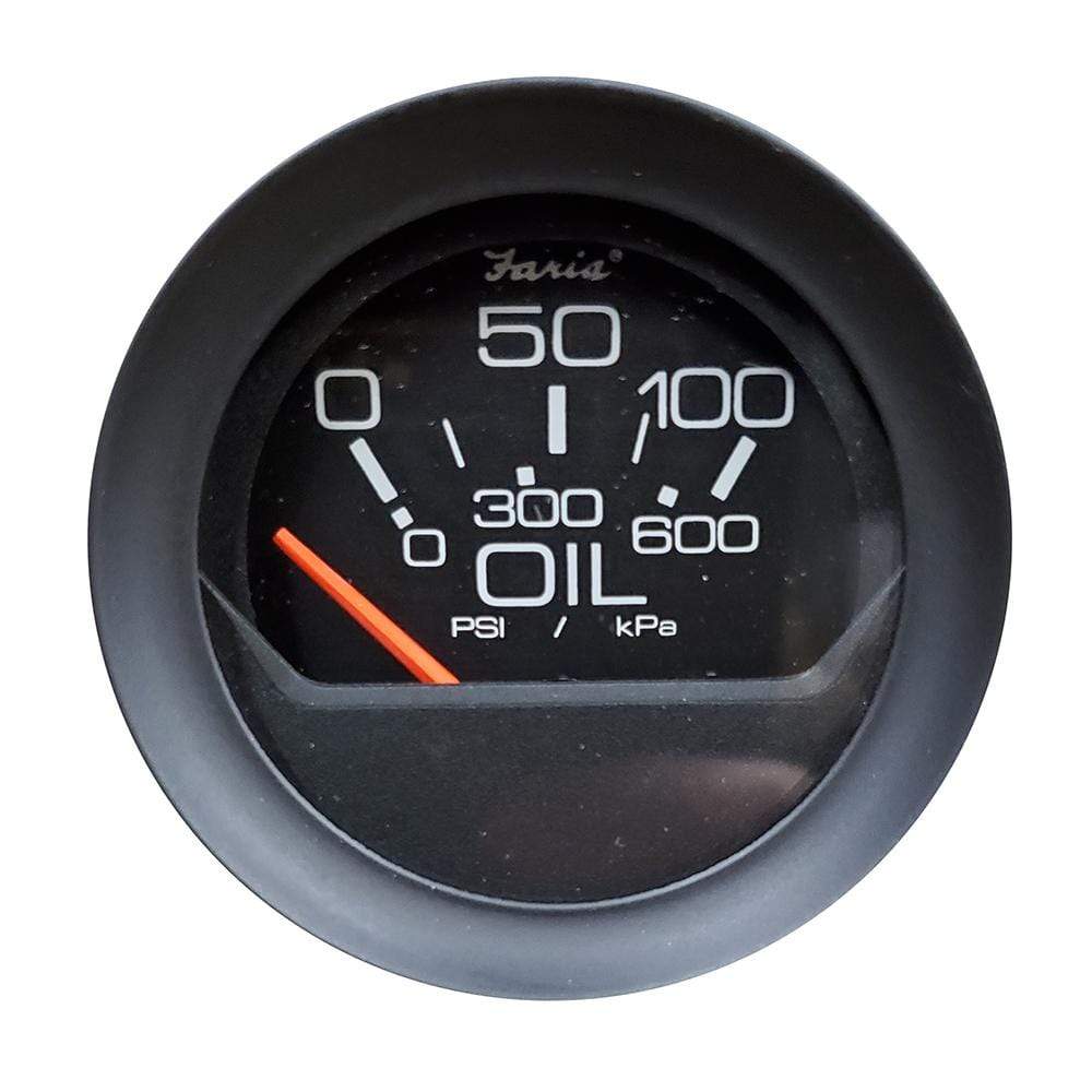 Faria Qualifies for Free Shipping Faria 2" Oil Pressure Gauge 0-100 PSI Black Bexzel #GP0534