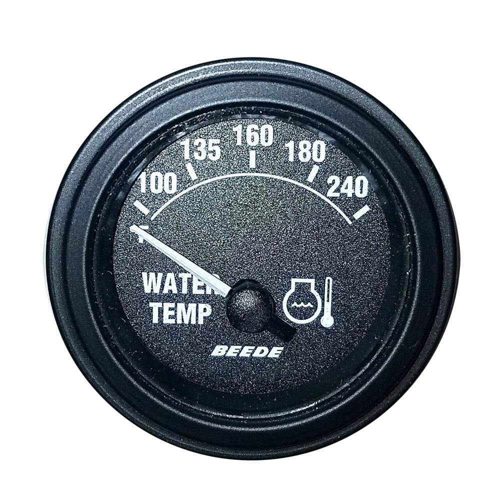 Faria Qualifies for Free Shipping Faria 2" Temperature 100-240 F Gauge Black Black Bezel 24v #945329