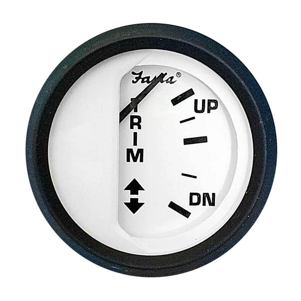 Faria Qualifies for Free Shipping Faria 2" Trim Gauge Euro White for Yamaha Thru 1996 #12988