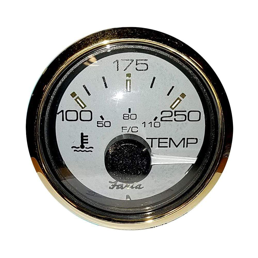 Faria Qualifies for Free Shipping Faria 2" Water Temp Gauge 100-250 F #14504