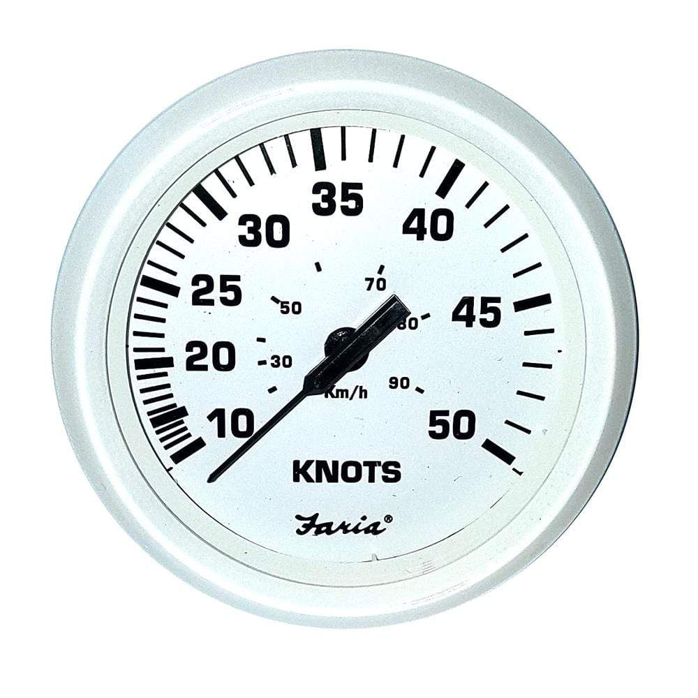 Faria Qualifies for Free Shipping Faria 4"Speedometer 50 Knot #33108