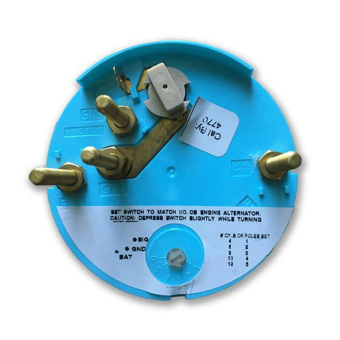 Faria Qualifies for Free Shipping Faria Chesapeake SS Black Tachomater 0-6000 RPM Gas I/O #33710