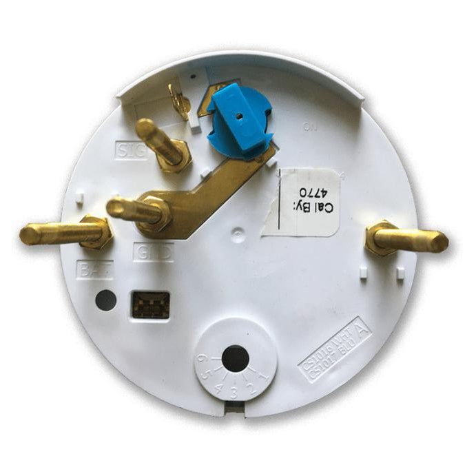 Faria Qualifies for Free Shipping Faria Chesapeake White SS 4" Speedometer 60 MPH GPS Studded #33839