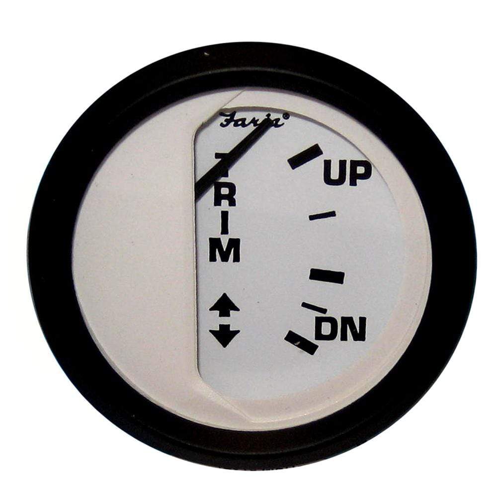 Faria Qualifies for Free Shipping Faria Euro White 2" Trim Gauge Mercury/Mariner/Volvo DP/Yamaha #12916