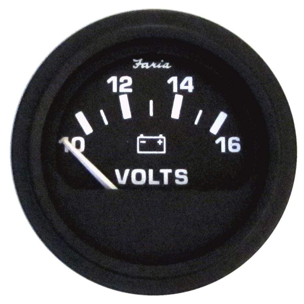 Faria Qualifies for Free Shipping Faria HD 2" Voltmeter 10-16v Black #23007