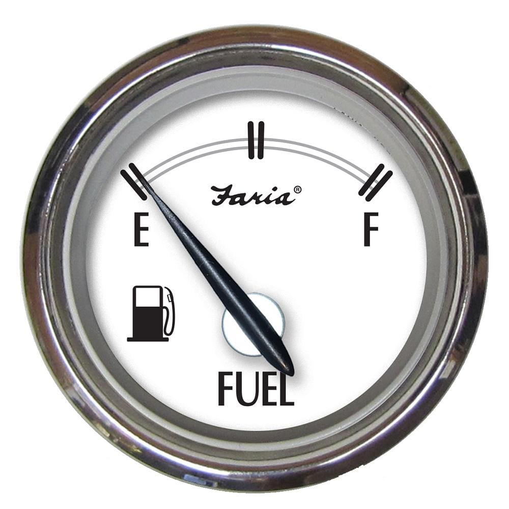 Faria Qualifies for Free Shipping Faria Newport SS 2" Fuel Level Gauge #25000