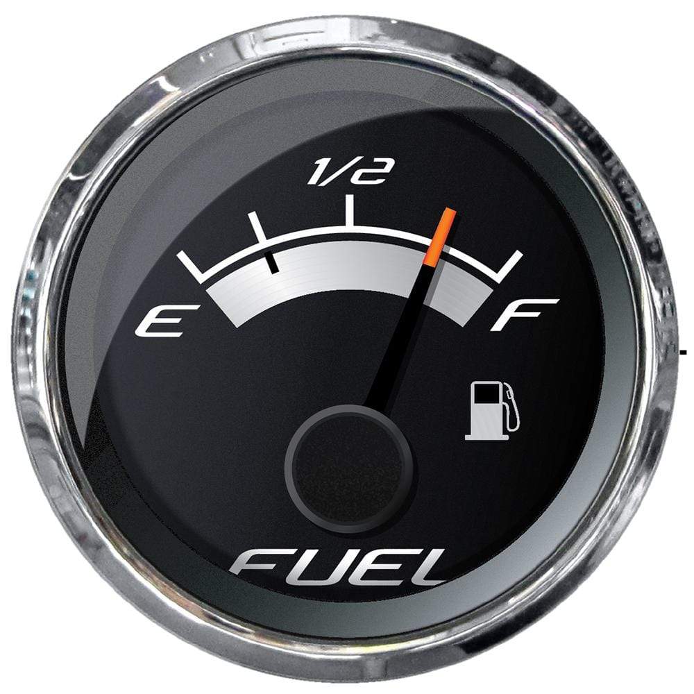 Faria Qualifies for Free Shipping Faria Platinum 2" Fuel Level Gauge E-1/2-F #22021