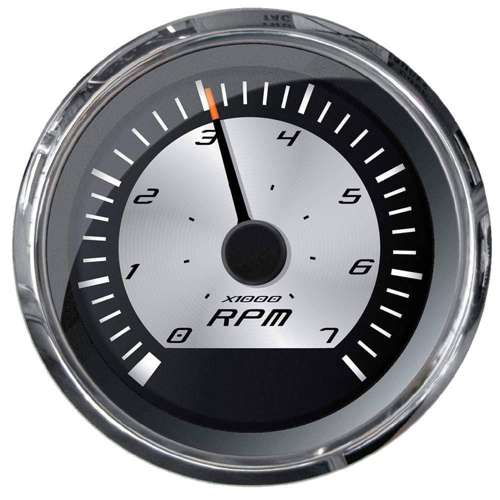 Faria Qualifies for Free Shipping Faria Platinum 4" Tachometer 7000 RPM Gas Inboard Outboard I/O #22009