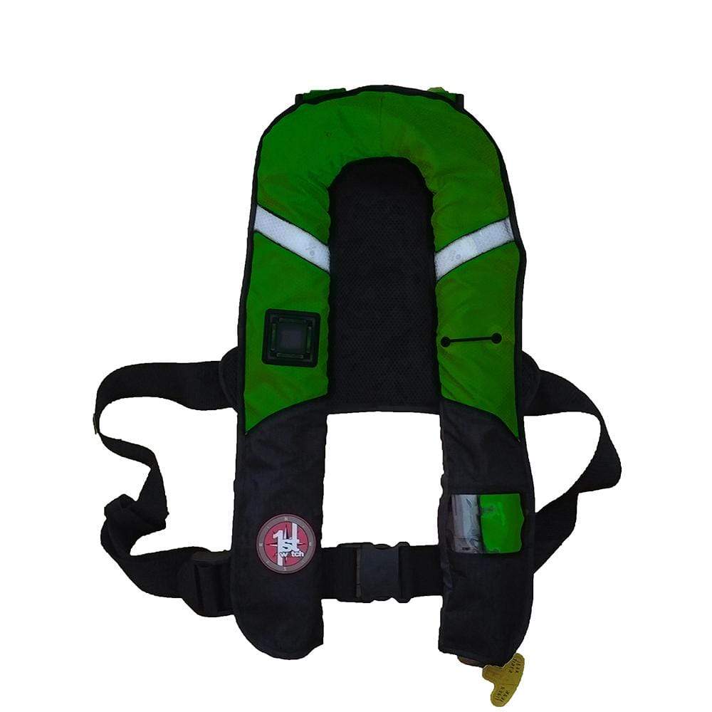 First Watch Not Qualified for Free Shipping First Watch 38 Gram Pro Inflatable PFD Auto Green #FW-38PROA-GN