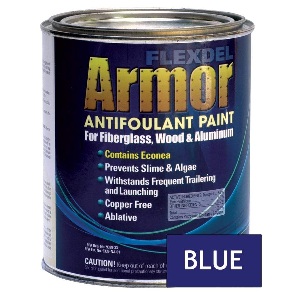 Flexdel Qualifies for Free Shipping Flexdel Armor Bottom Paint Blue Quart #13003