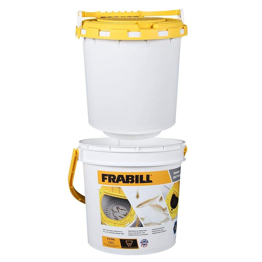 Frabill Qualifies for Free Shipping Frabill Drainer Bait Bucket #4800