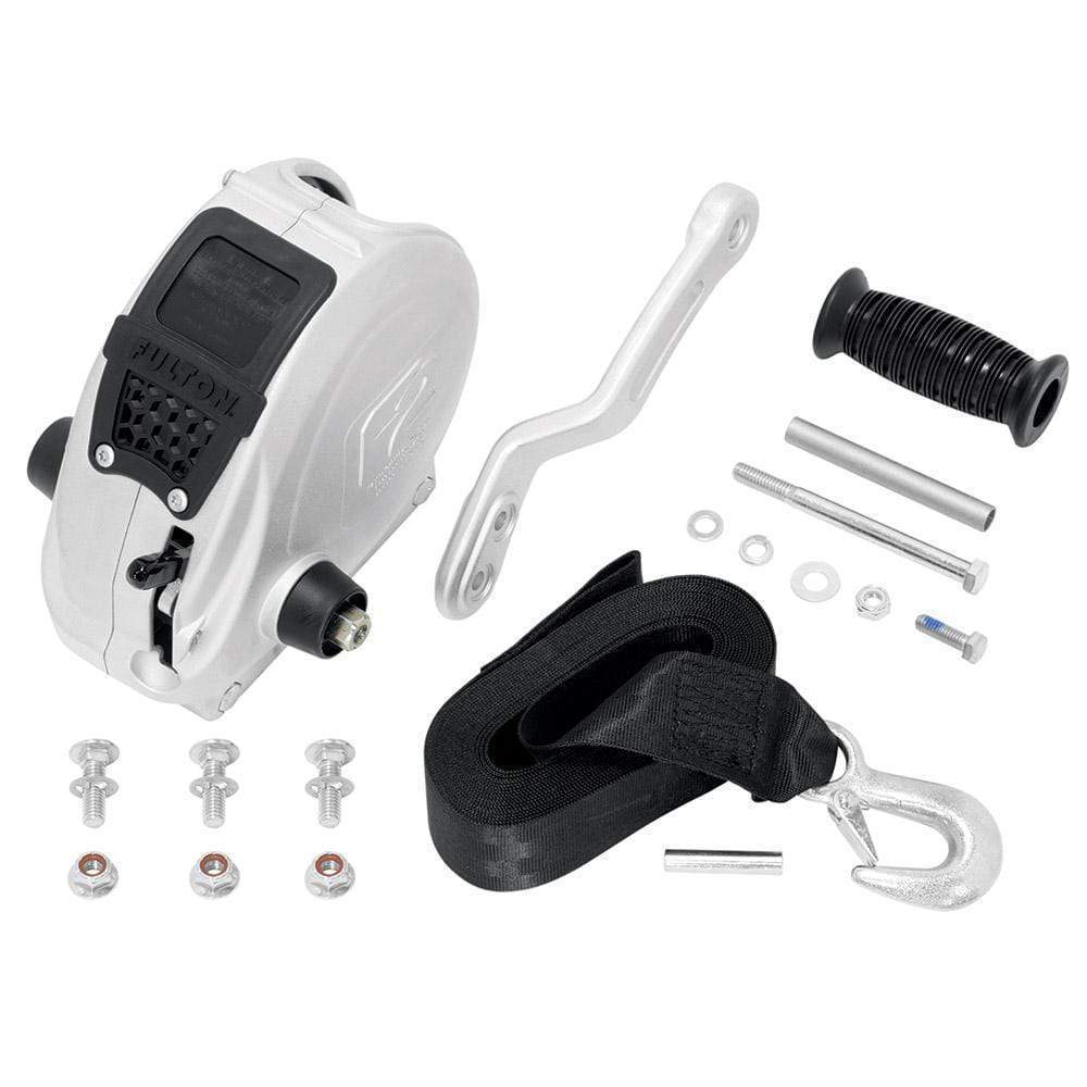 Fulton Qualifies for Free Shipping Fulton 1600 lb F2 Winch Single-Speed with Strap #FW16000101