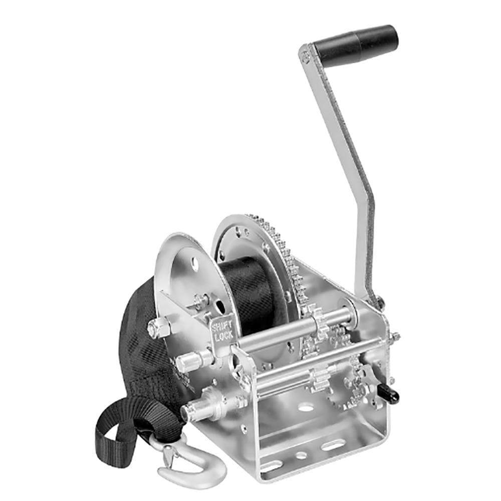 Fulton 2600 lb 2-Speed Winch with Strap #142415