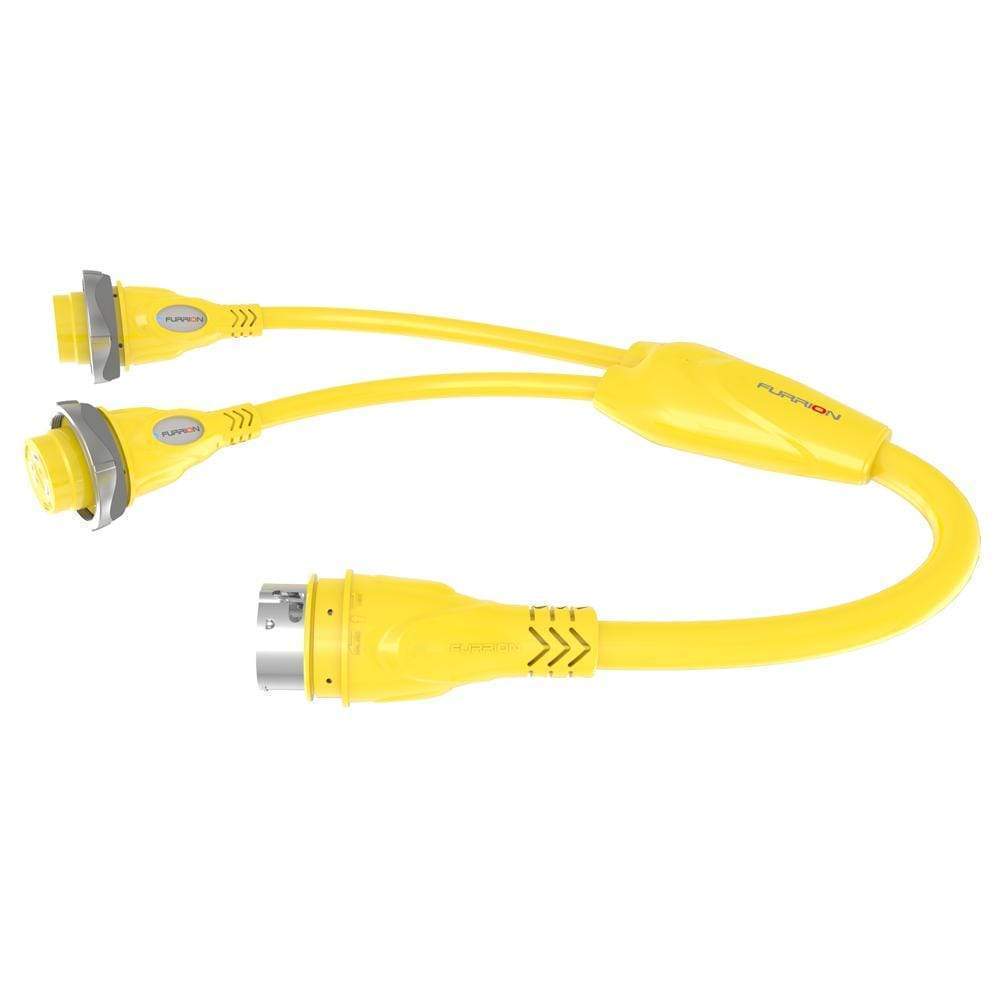 Furrion Y-Adapter 2 30a Female to One 50a 125/250v Male #F3052Y-SY