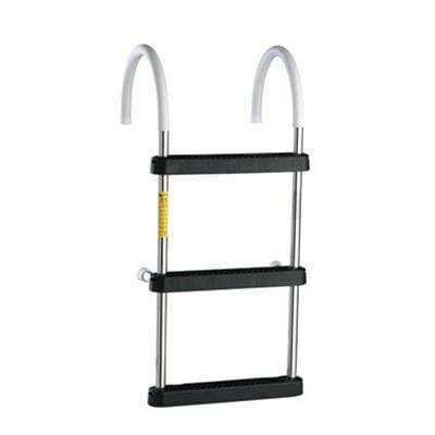 Garelick Qualifies for Free Shipping Garelick 3-Step Gunwale EEz-In Telescopic Hook Ladder #06131