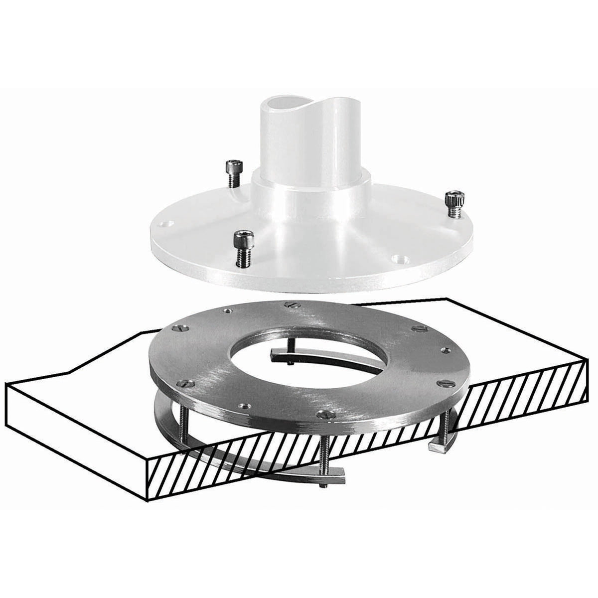 Garelick Qualifies for Free Shipping Garelick Stanchion Mounting Ring #75057-G