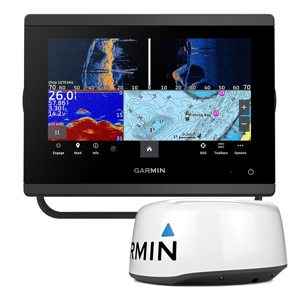 Garmin Qualifies for Free Shipping Garmin GPSMAP 743xsv Combo GPS/Fishfinder GN+ GMR 18HD+ #010-02365-80
