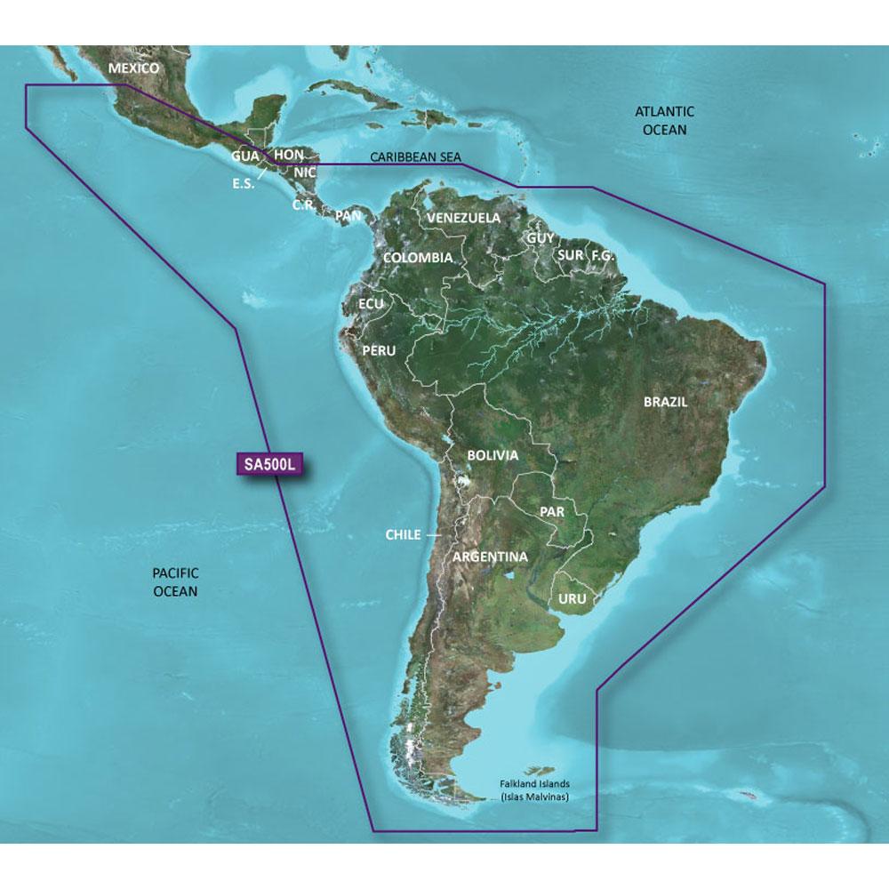 Garmin Qualifies for Free Shipping Garmin HXSA500I G2 Bluechart South America Large #010-C1067-20