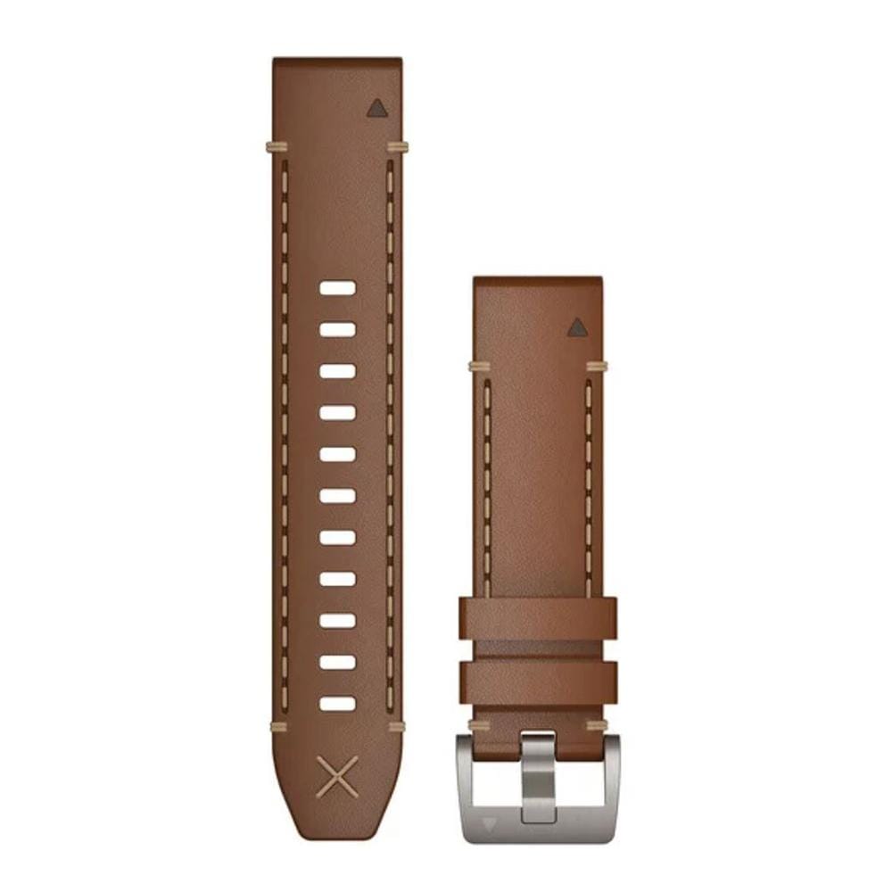 Garmin Not Qualified for Free Shipping Garmin Quickfit 22 Watch Strap Italian Vacchetta Leather #010-12738-04