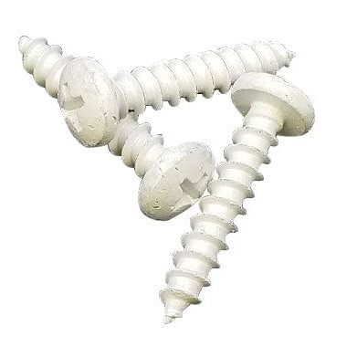 Gatorbak Qualifies for Free Shipping Gatorbak Wood Hardware Kit #10 Stainless Steel Phillips Head Screw White Pack of 100 #WHK-100-W