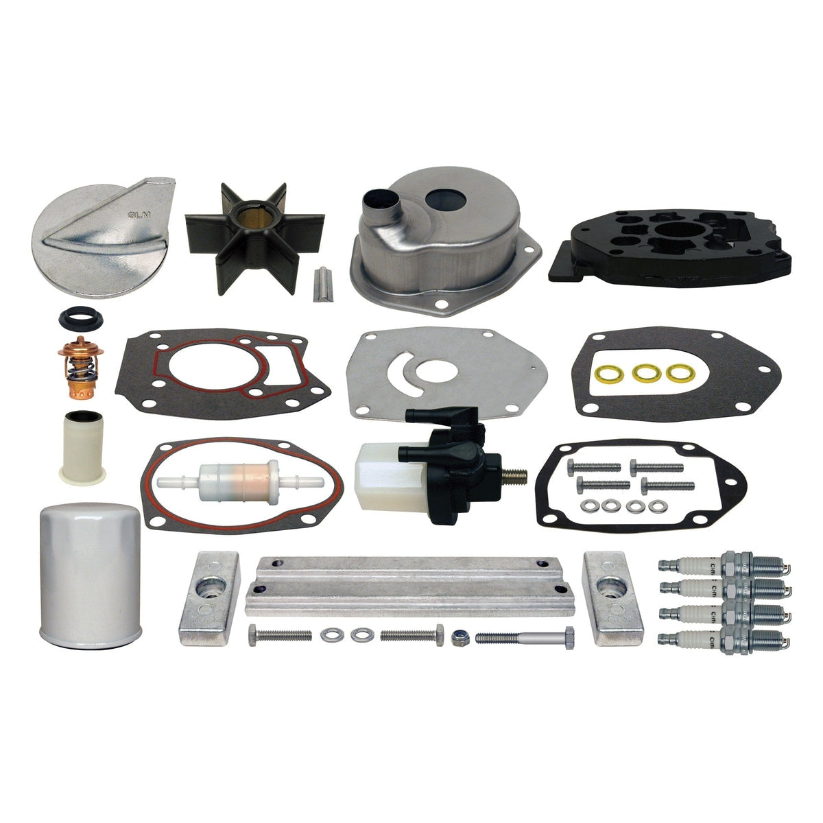 GLM Products Qualifies for Free Shipping GLM Maintenance Kit Mercury 40 50 60 HP 4-Stroke #29580