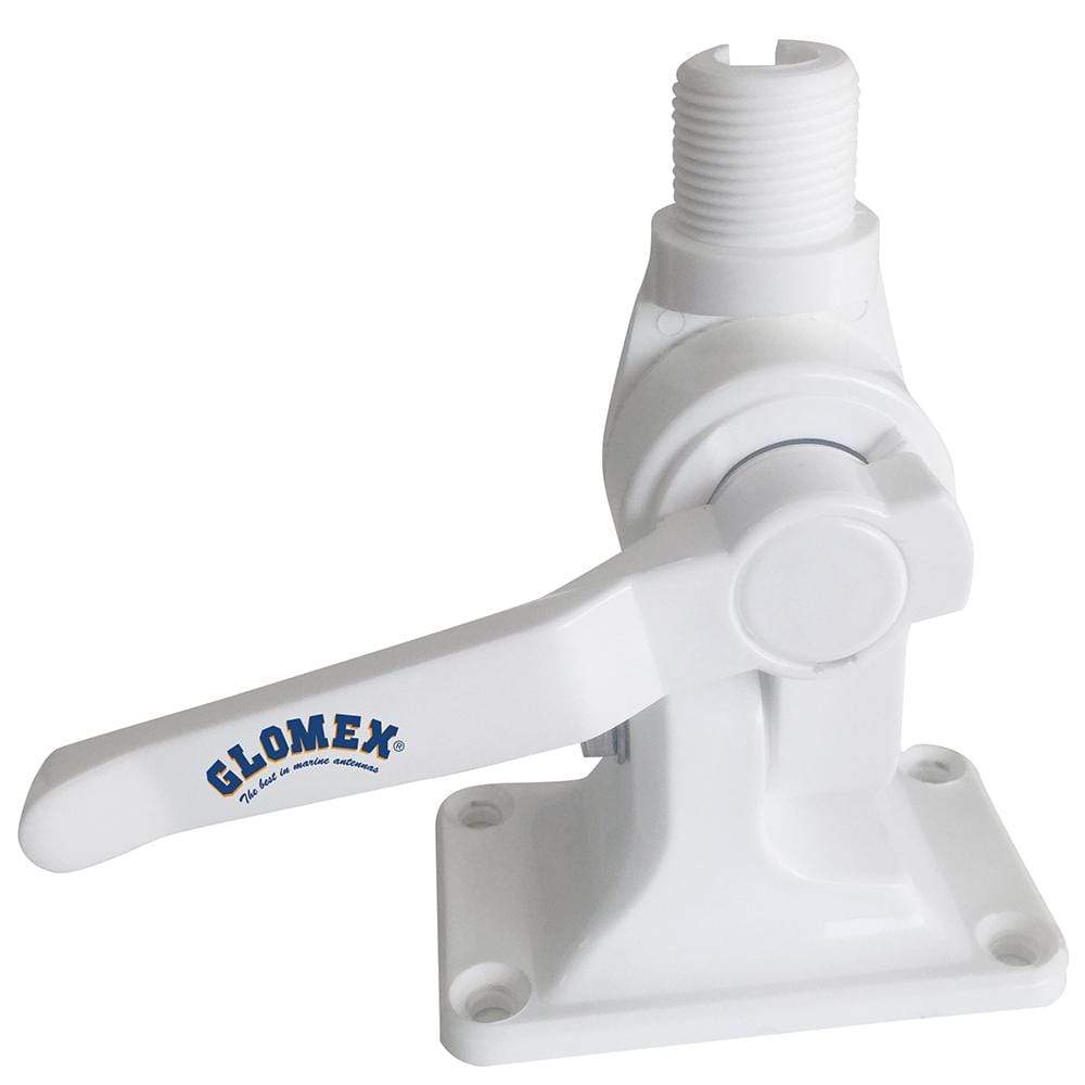 Glomex Marine Antennas Qualifies for Free Shipping Glomex 4-Way Nylon HD Ratchet Mount with Cable Slot #RA115