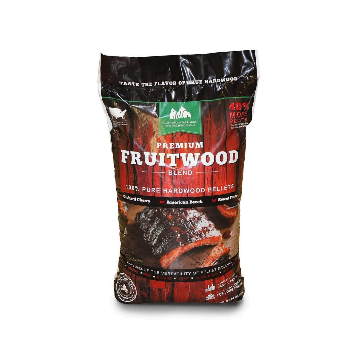 Green Mountain Grills In-Store Pickup Only Green Mountain Premium Fruitwood Blend 28 lb Bag #GMG-2003