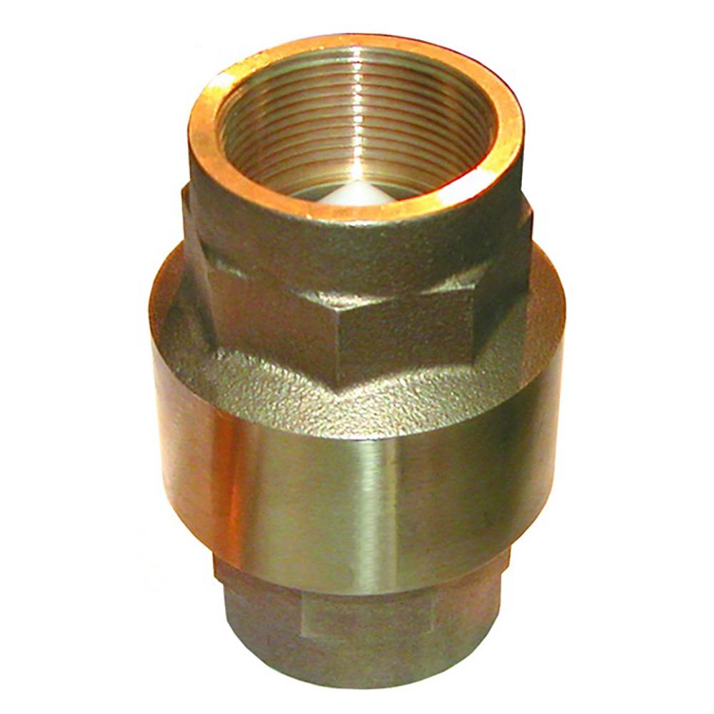 GROCO Qualifies for Free Shipping GROCO 1-1/2" Bronze Inline Check Valve #CV-150