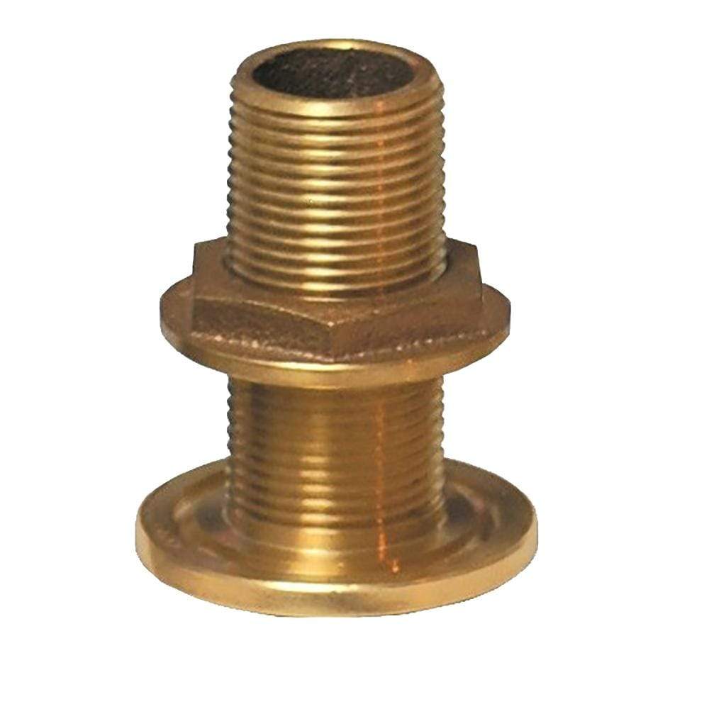 GROCO Qualifies for Free Shipping GROCO 1-1/2" Bronze Thru-Hull Fitting with Nut #TH-1500-W