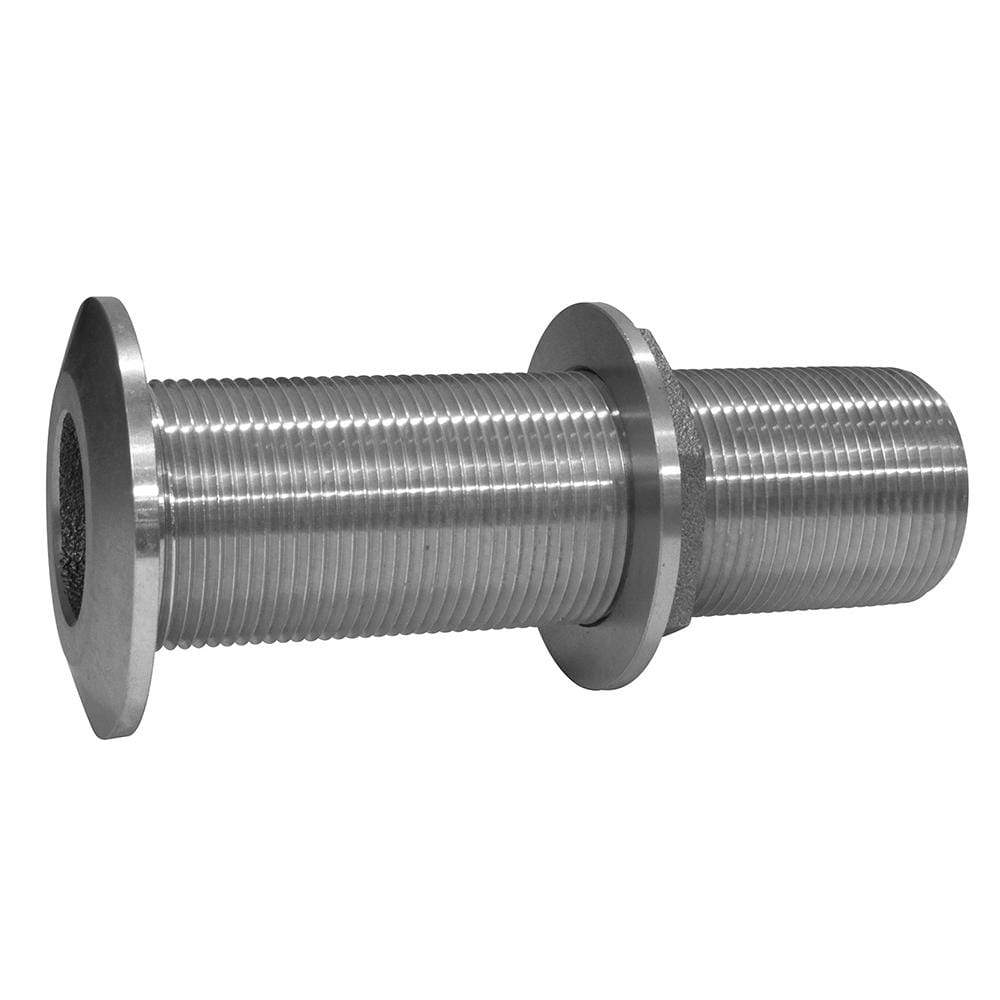 GROCO Qualifies for Free Shipping GROCO 1-1/2" SS Extra Long Thru-Hull Fitting with Nut #THXL-1500-WS