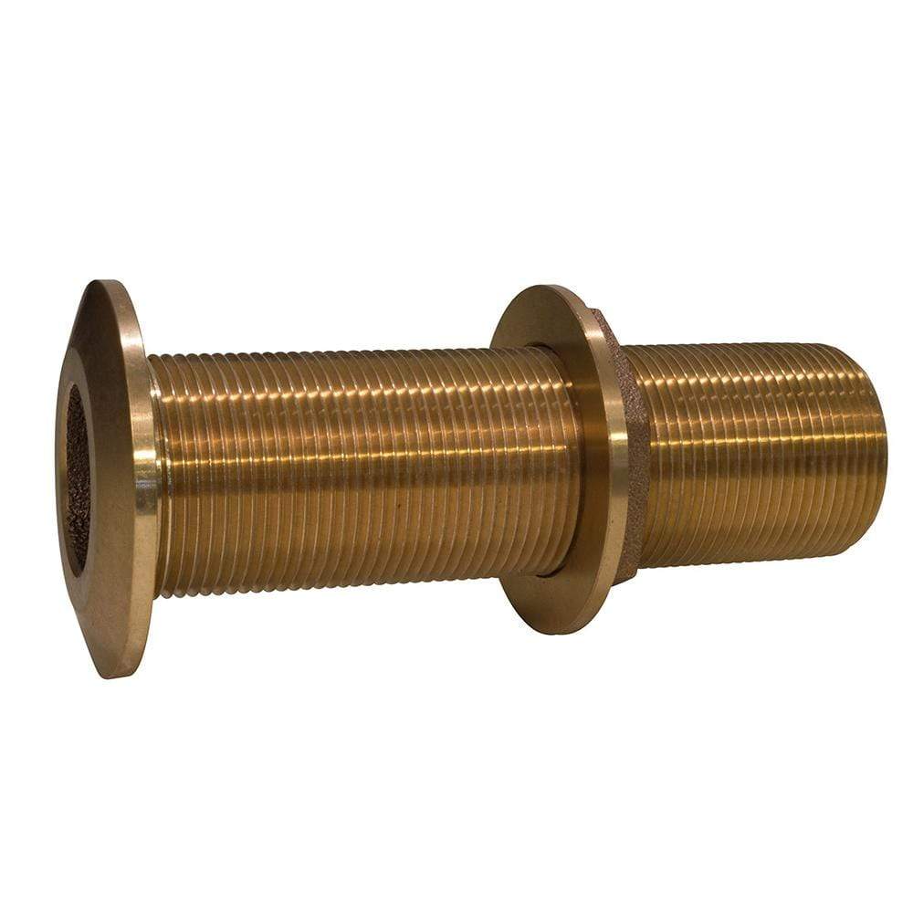 GROCO Qualifies for Free Shipping GROCO 1-1/4" Bronze Extra Long Thru-Hull Fitting with Nut #THXL-1250-W