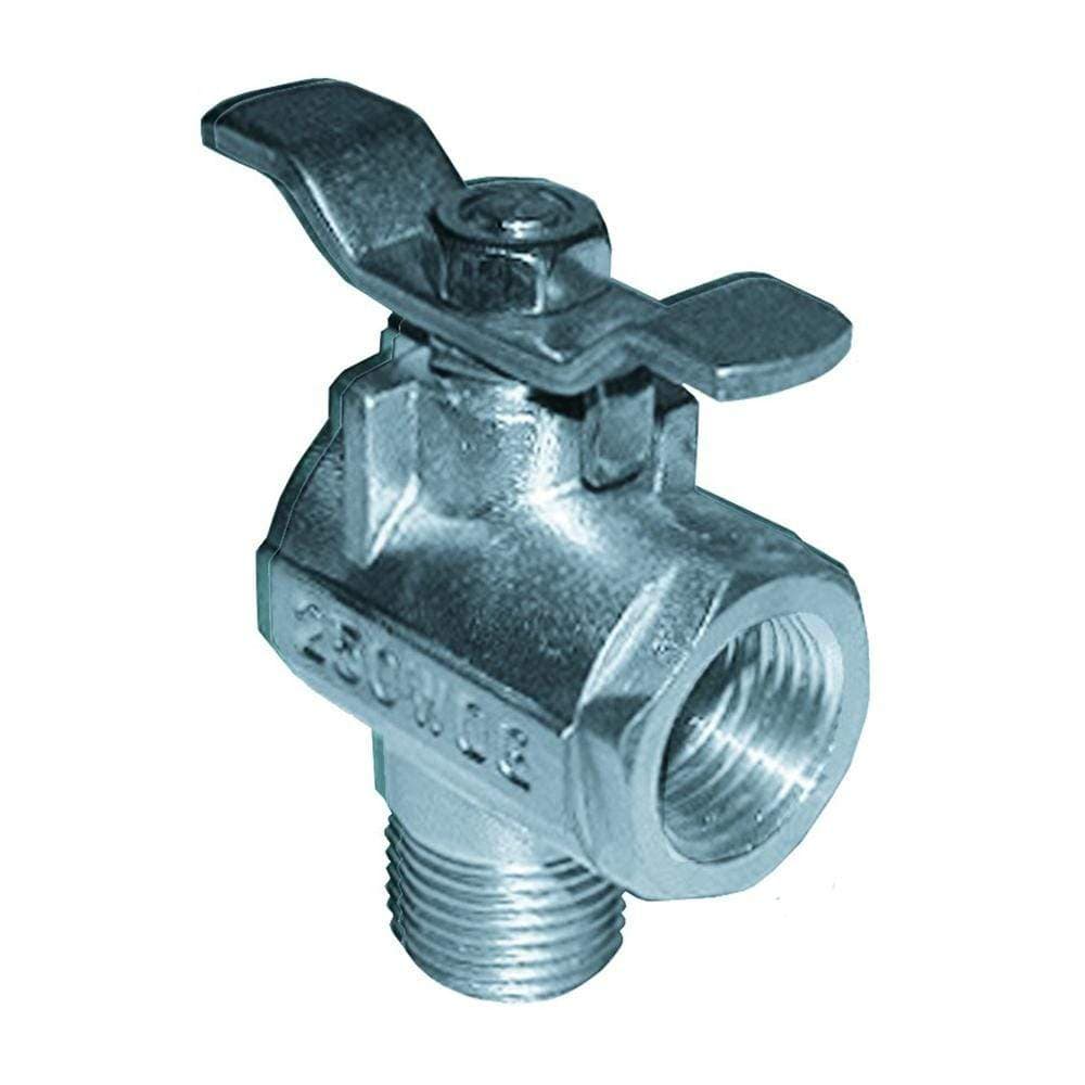 GROCO Qualifies for Free Shipping GROCO 1/2" NPT 90" Stainless Fuel Valve #FV-590-S