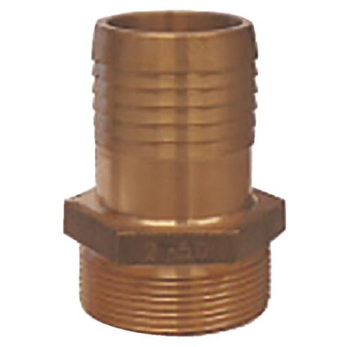 GROCO Qualifies for Free Shipping GROCO Bronze Pipe to Hose Fitting 1-1/4" BSPP 32mm Barb #PTH-114PD32