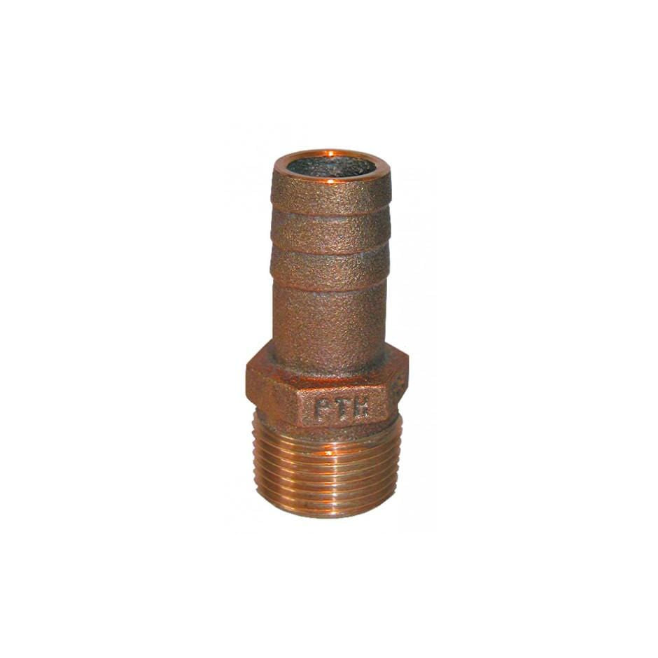 GROCO Qualifies for Free Shipping GROCO Bronze Pipe to Hose Fitting 4" NPT x 4" Barb #PTH-4000