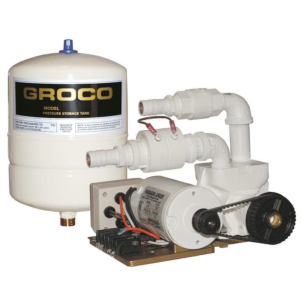 GROCO Qualifies for Free Shipping GROCO Paragon Junior 12v Water Pressure System 1 Gallon Tank #PJR-A 12V