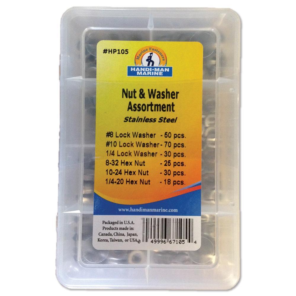 Handi-Man Marine Qualifies for Free Shipping Handi-Man Marine Nut and Washer Kit #HP105