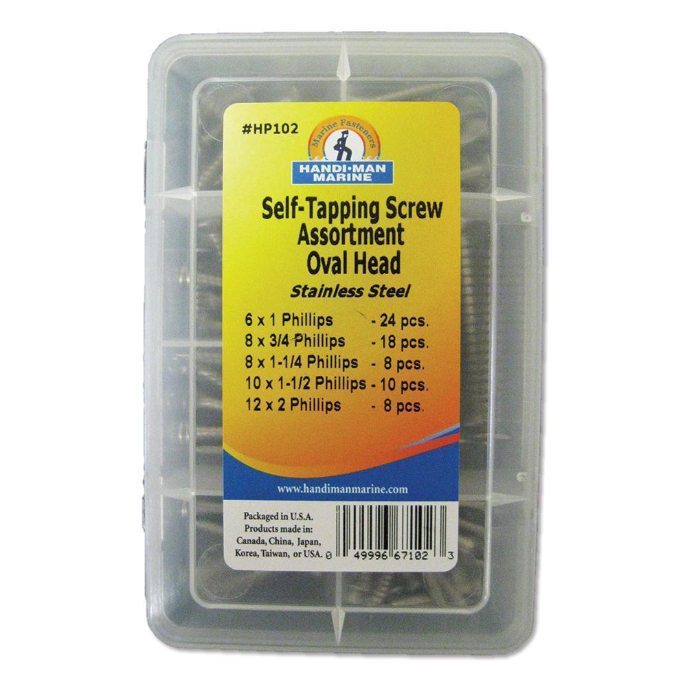 Handi-Man Marine Tapping Screw Kit #HP102