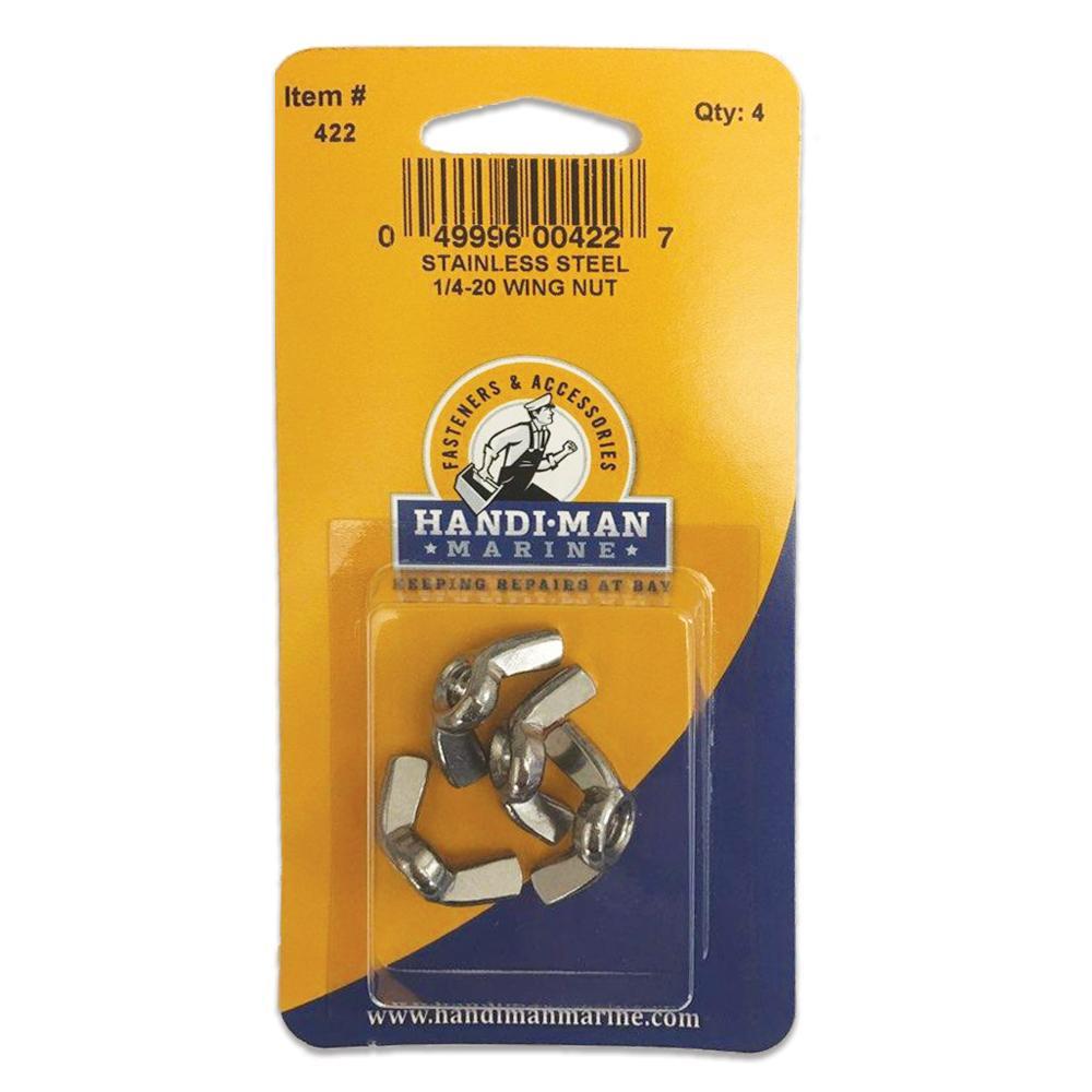 Handi-Man Marine Qualifies for Free Shipping Handi-Man Marine Wing Nut 1/4"-20 #422