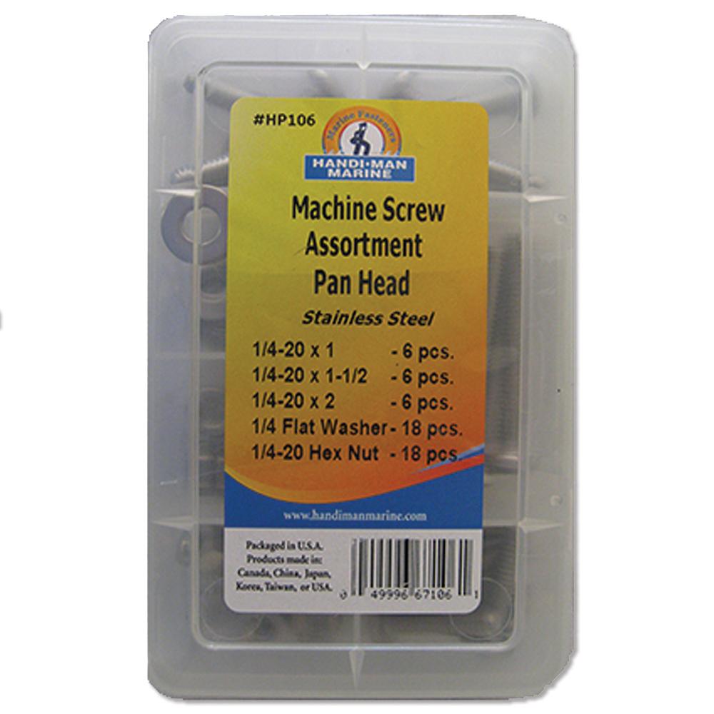Handi-Man Phillips Pan Head Machine Screw Kit 54-pc #HP106