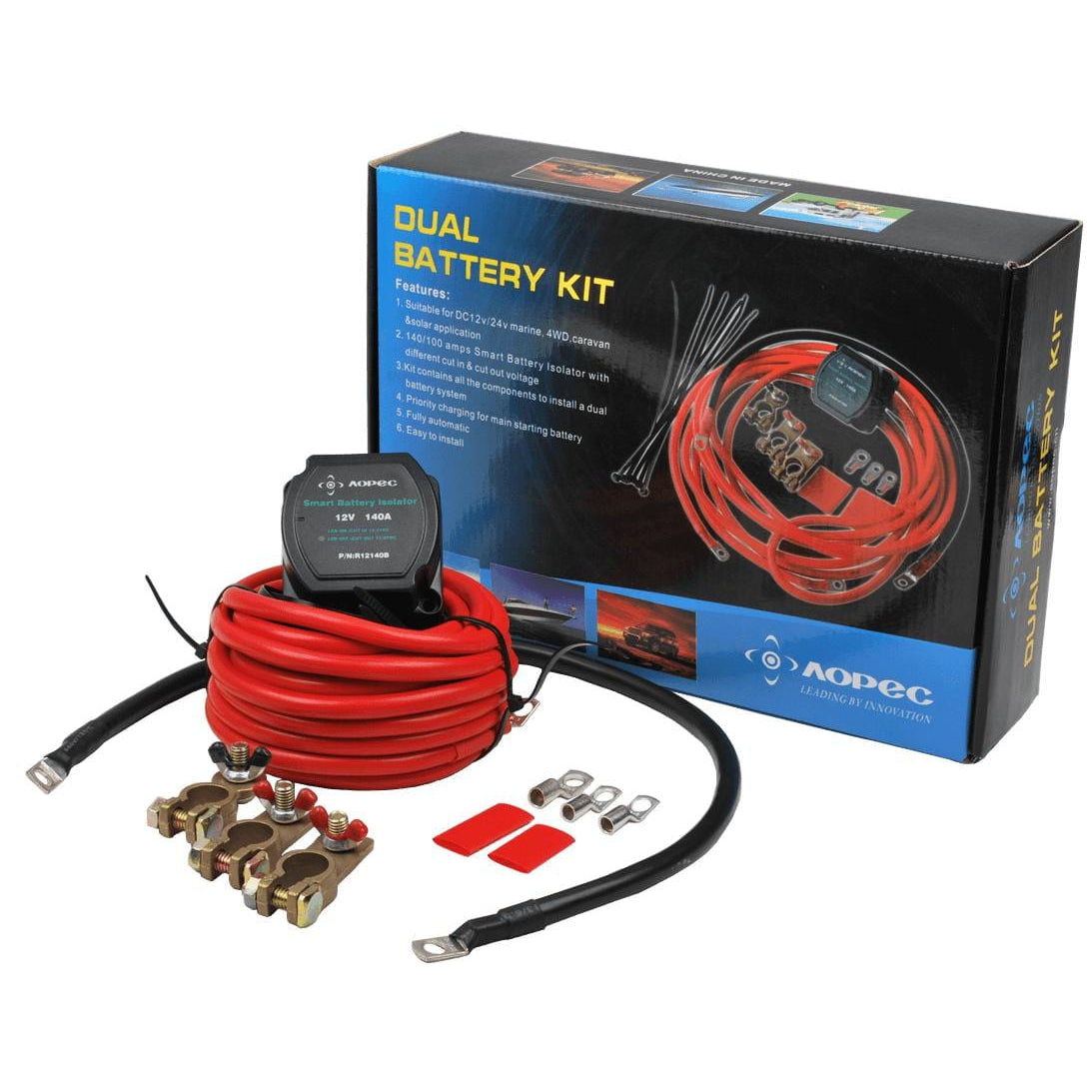 Hardline Products Qualifies for Free Shipping Hardline Products Dual Battery Isolator Kit #DBI-2
