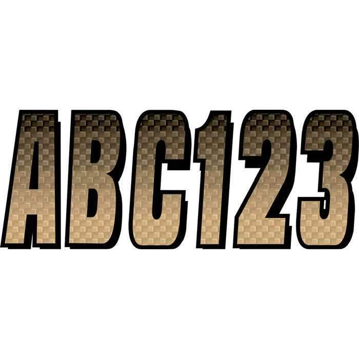 Hardline Products Qualifies for Free Shipping Hardline Products Letter/Number Kit Brown/Black #BRBKG300
