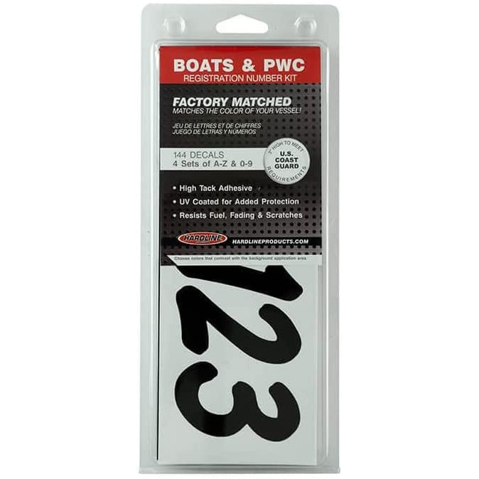 Hardline Products Qualifies for Free Shipping Hardline Products Letter Set Black #BLK400EC