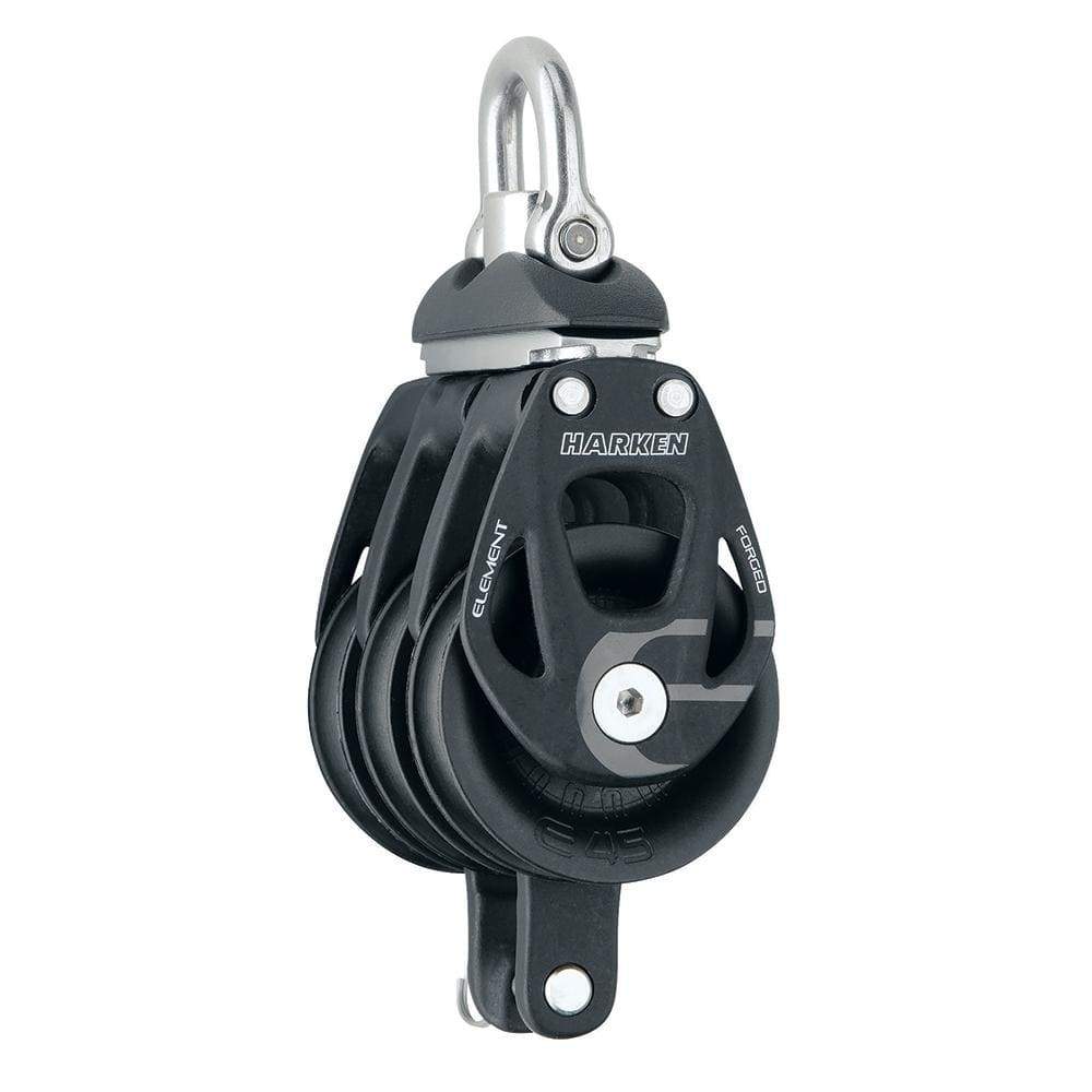Harken Qualifies for Free Shipping Harken 45mm Triple Element Block with Swivel & Becket #6241