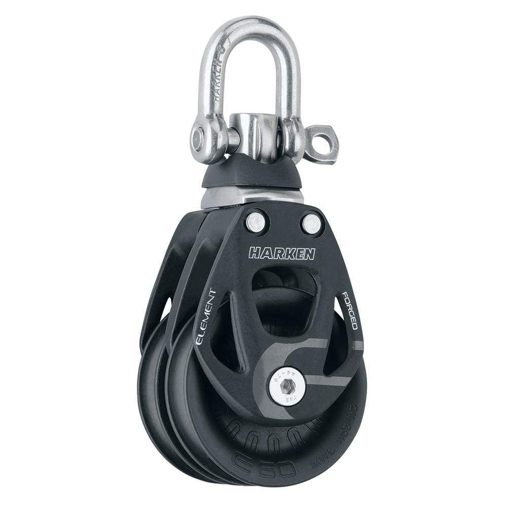 Harken Qualifies for Free Shipping Harken 60mm Double Element Block with Swivel #6269