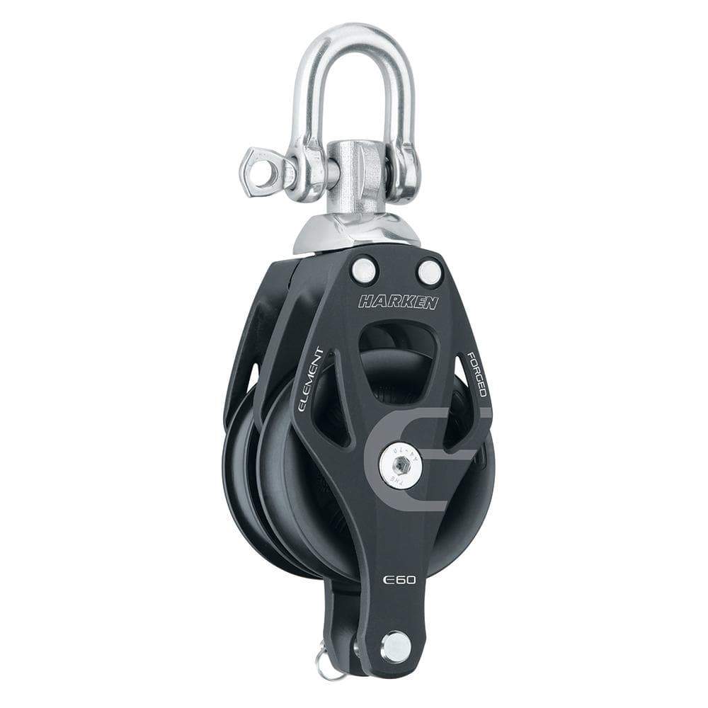 Harken Qualifies for Free Shipping Harken 60mm Double Element Block with Swivel & Becket #6270