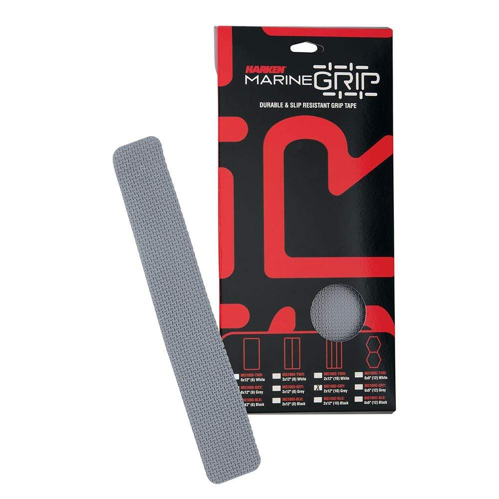 Harken Marine Grip Tape 2" x 12" Grey 10-pc #MG1002-GRY