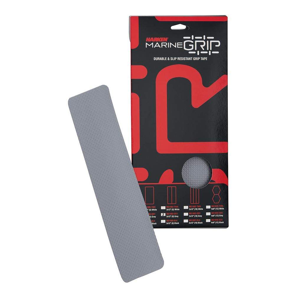 Harken Marine Grip Tape 3" x 12" Grey 8-pc #MG1003-GRY