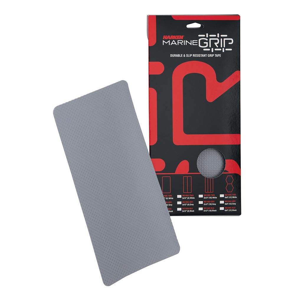 Harken Marine Grip Tape 6" x 12" Grey 6-pc #MG1006-GRY