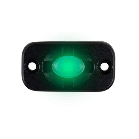 HEISE LED Lighting Systems Qualifies for Free Shipping Heise 1.5" x 3" Auxillary Lighting Pod Green #HE-TL1G